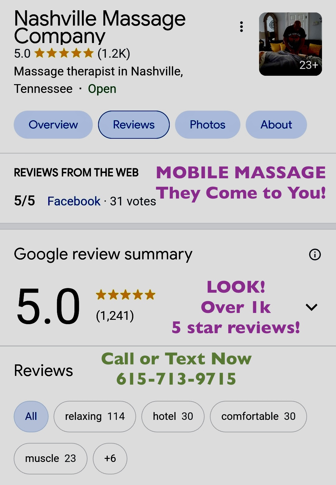 Nashville Massage Company