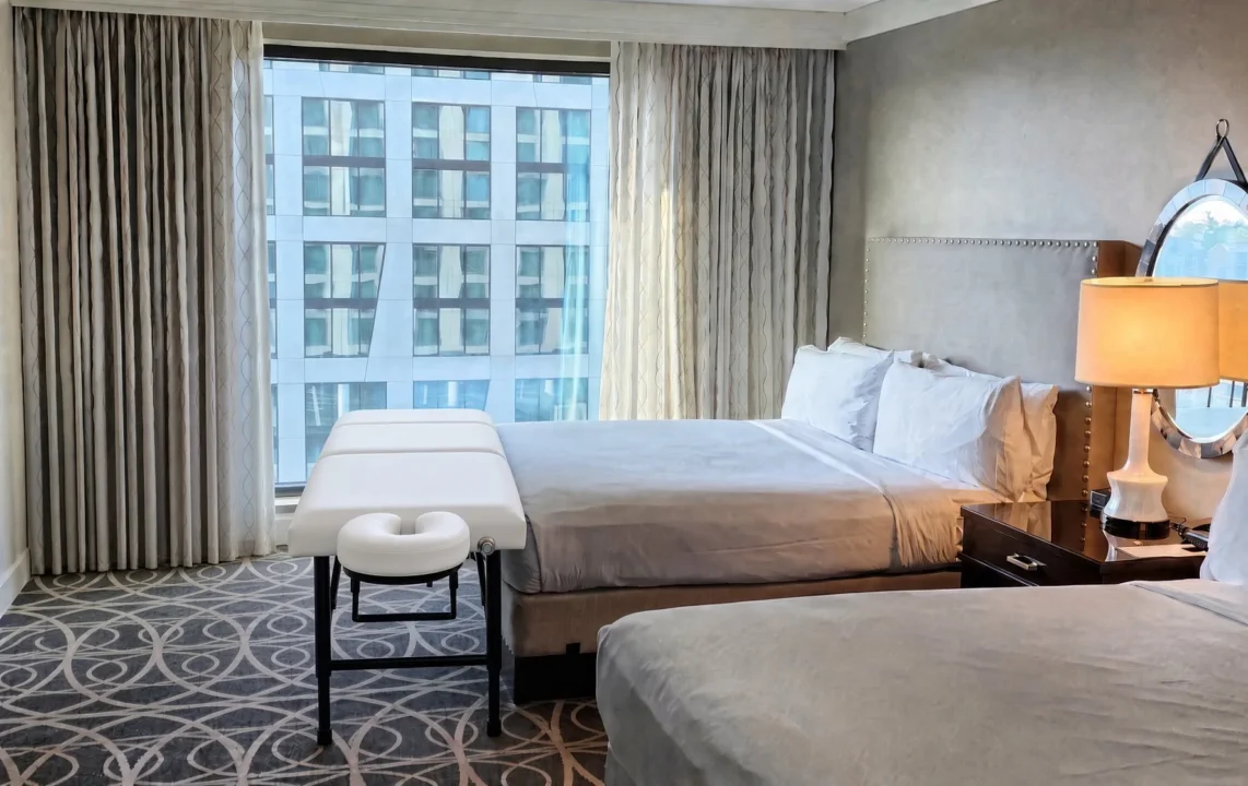 In-room massage at The Omni Hotel